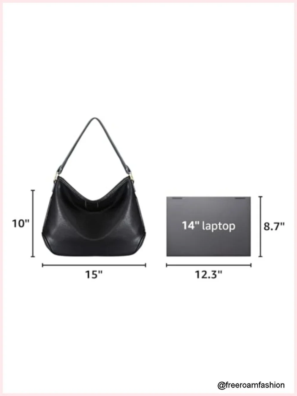 Vegan Leather Hobo Shoulder Bag Crossbody Tote Handbag for Women